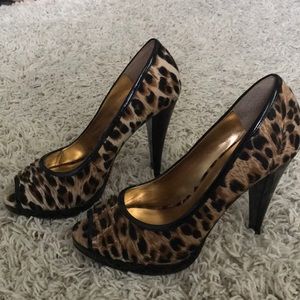Cheetah print high heel shoes - Aldo brand